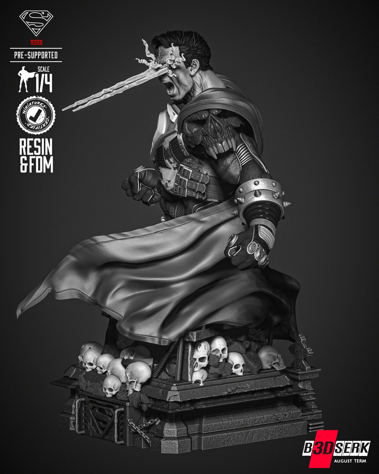 Superman Dark Night Bust - Image 2