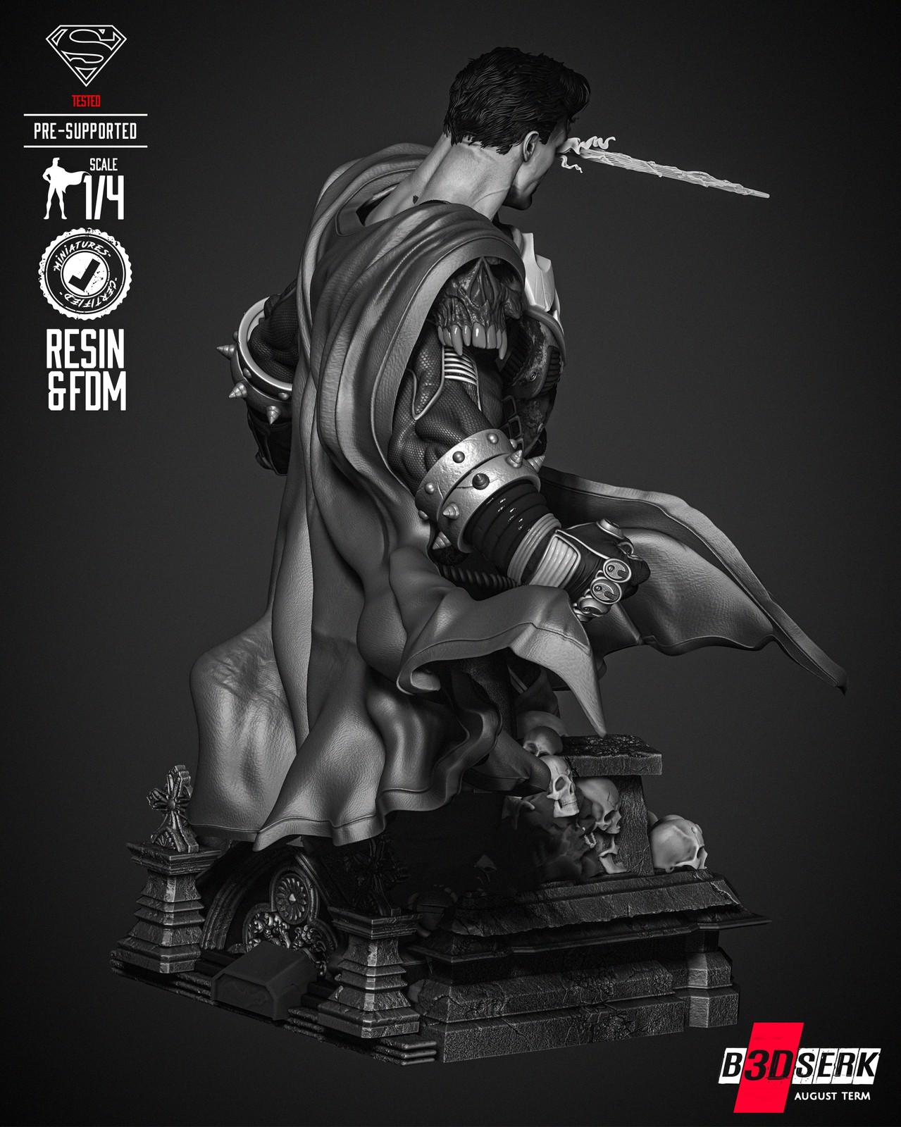 Superman Dark Night Bust - Image 3