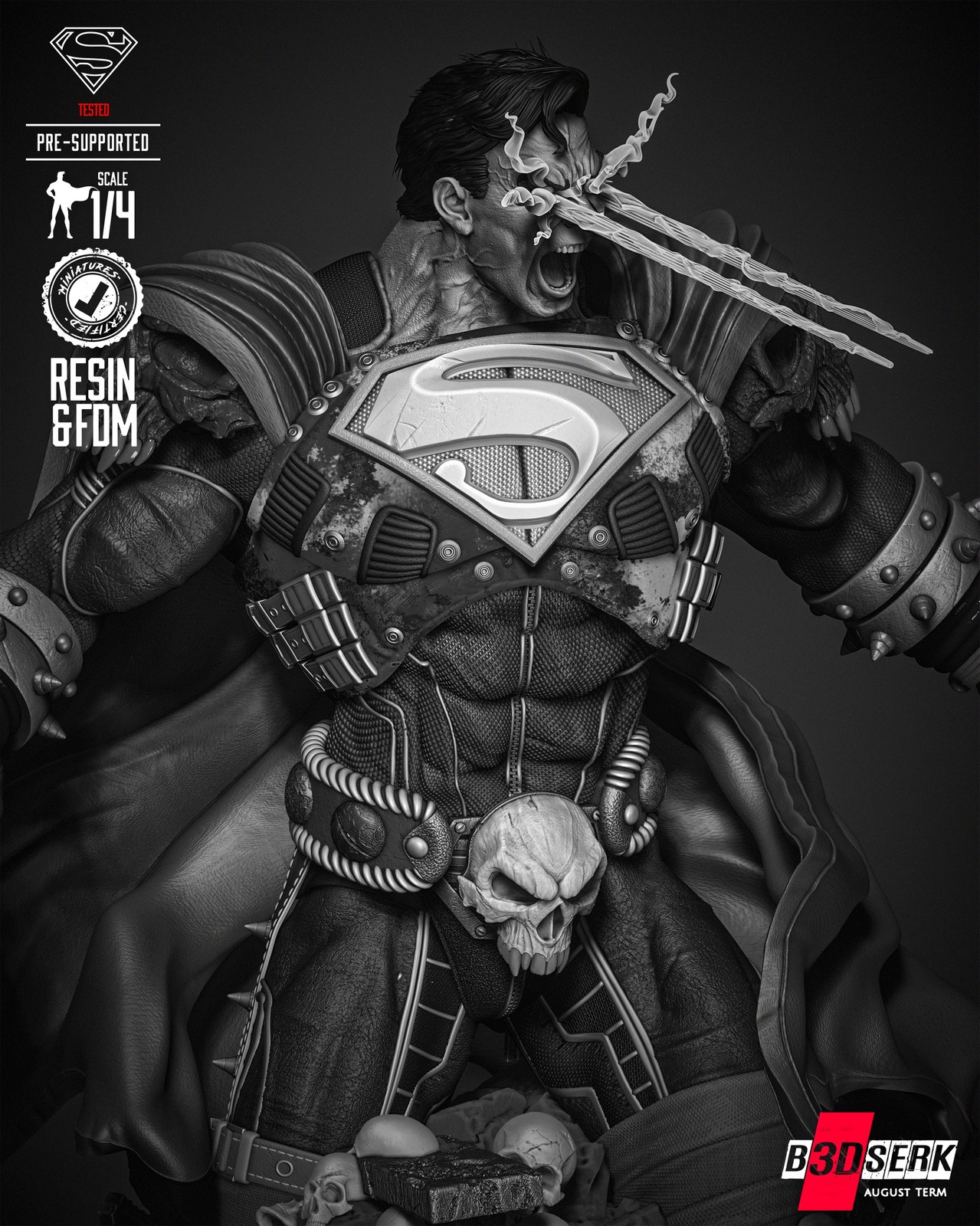 Superman Dark Night Bust - Image 4