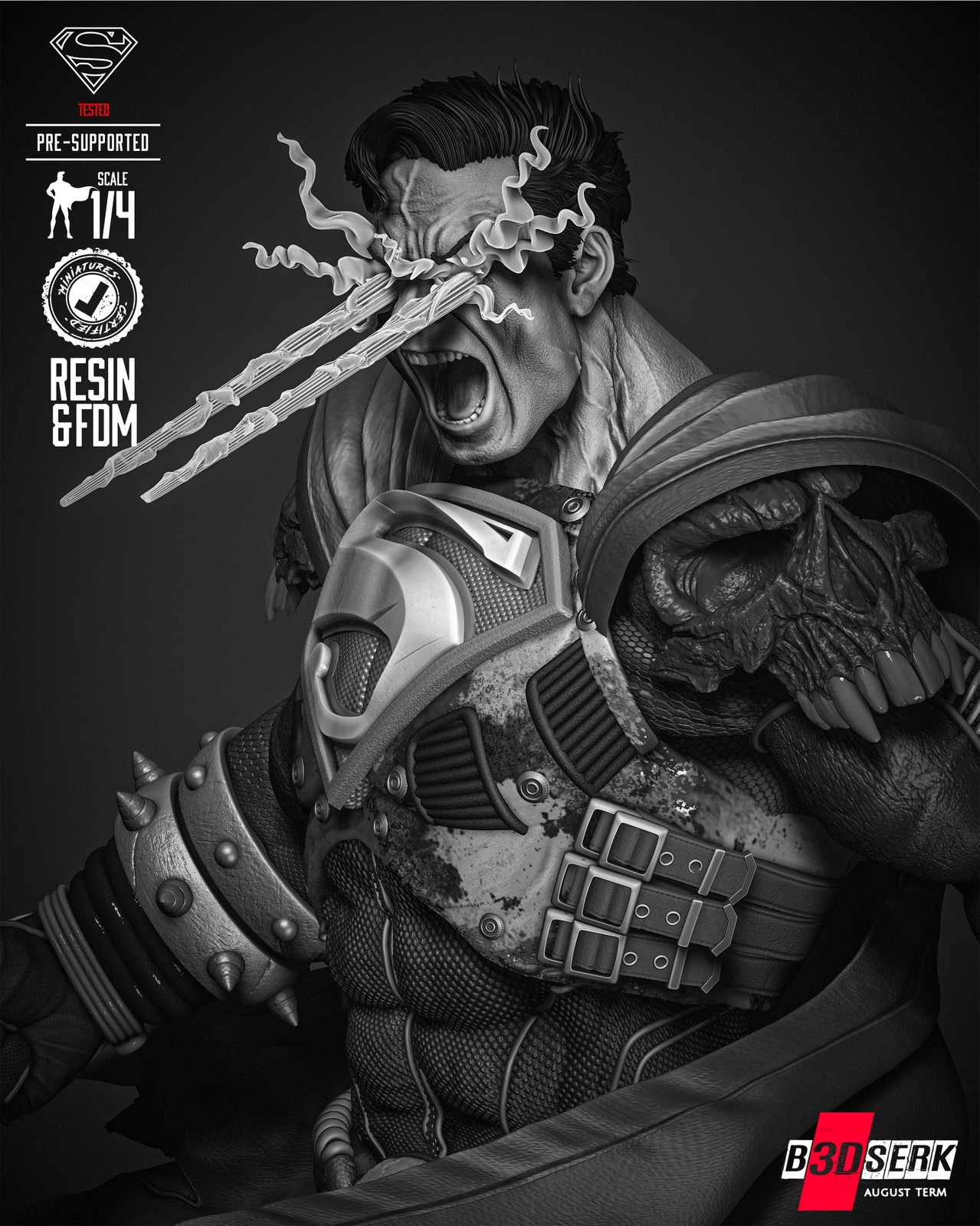 Superman Dark Night Bust - Image 5