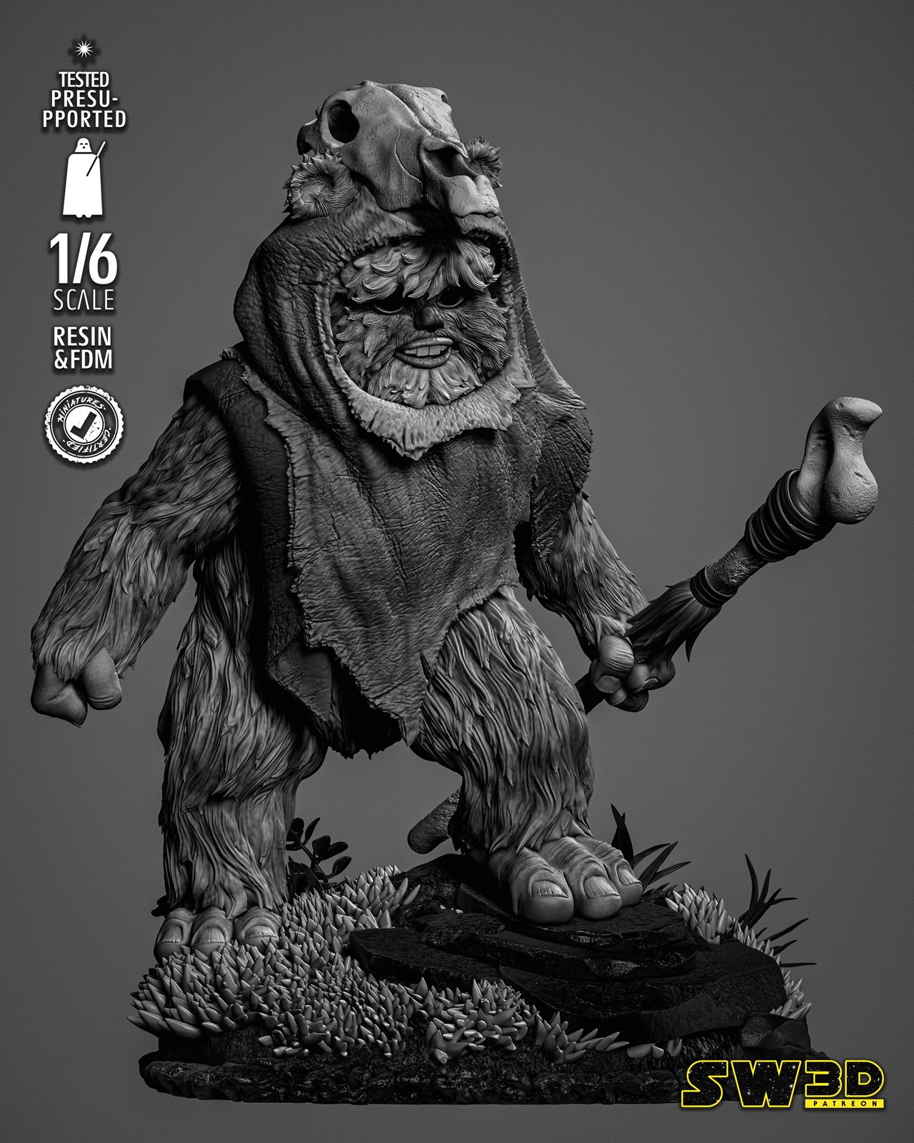 Ewok 2 Sculpture