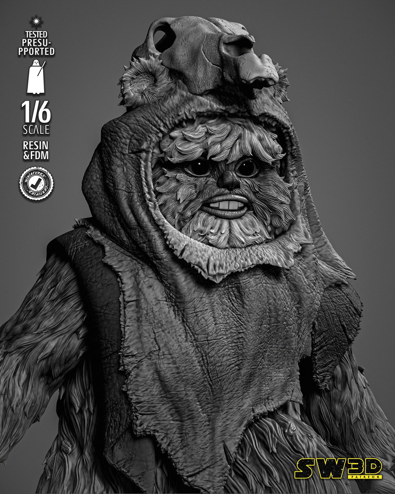 Ewok 2 Sculpture - Image 4