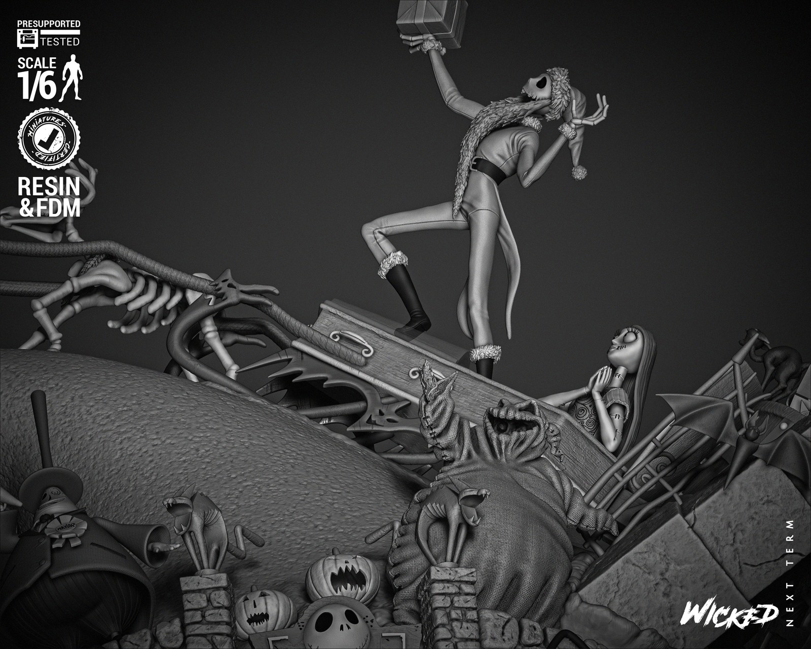 Nightmare Before Christmas Diorama - Image 3