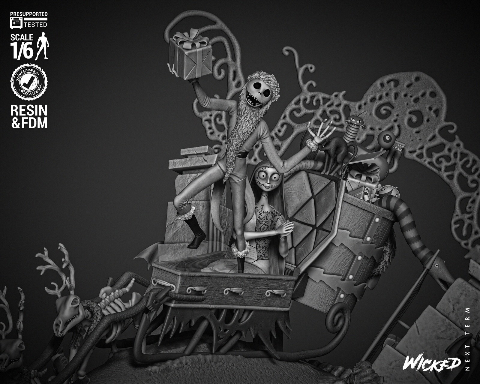 Nightmare Before Christmas Diorama - Image 4