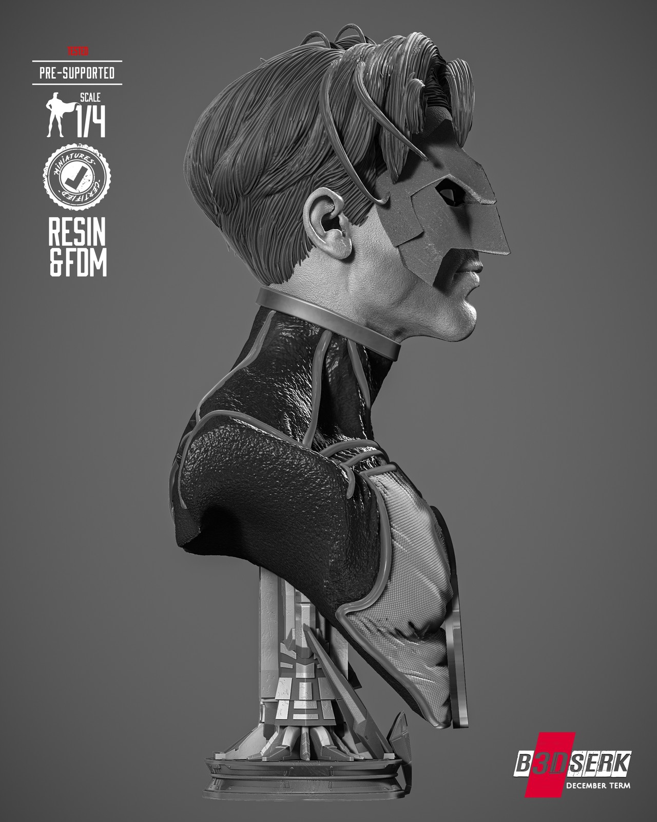 Kyle Green Lantern Portrait Bust - Image 3