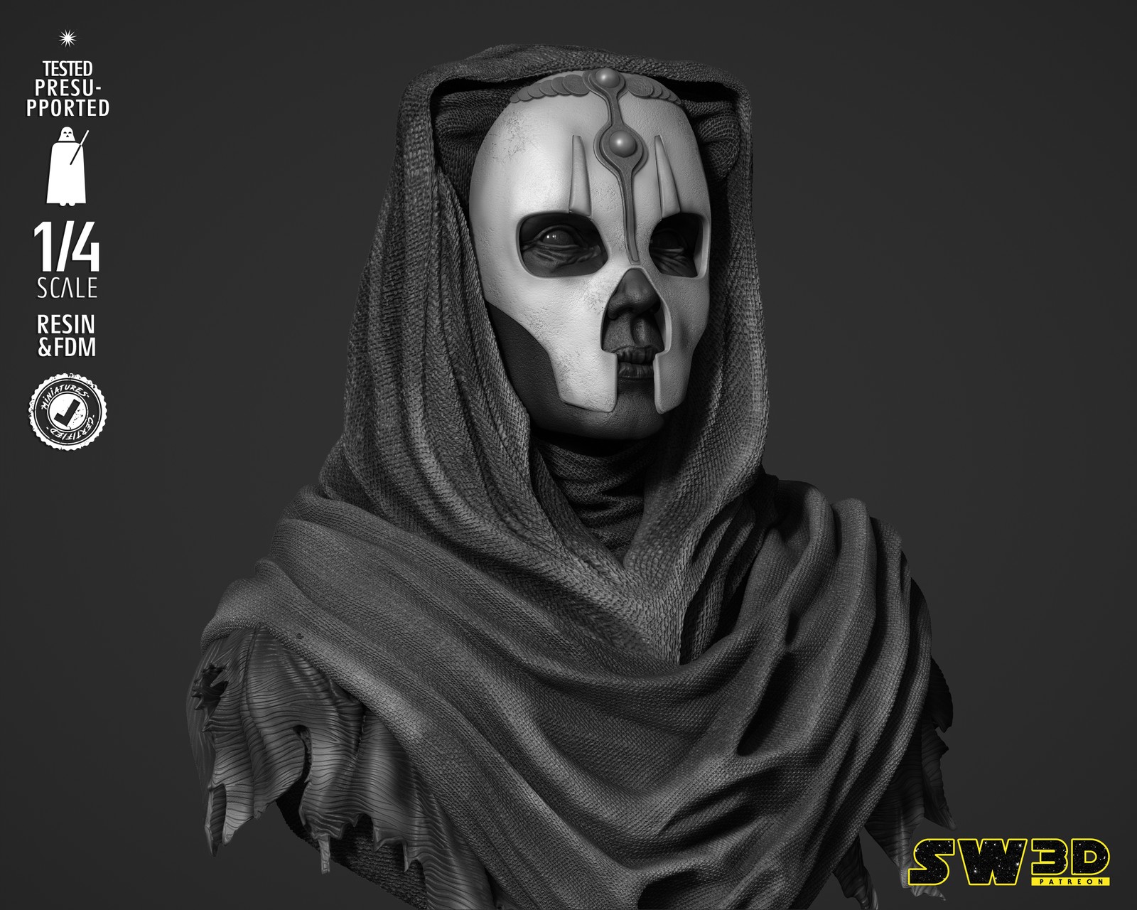 Darth Nihilus Portrait Bust - Image 2