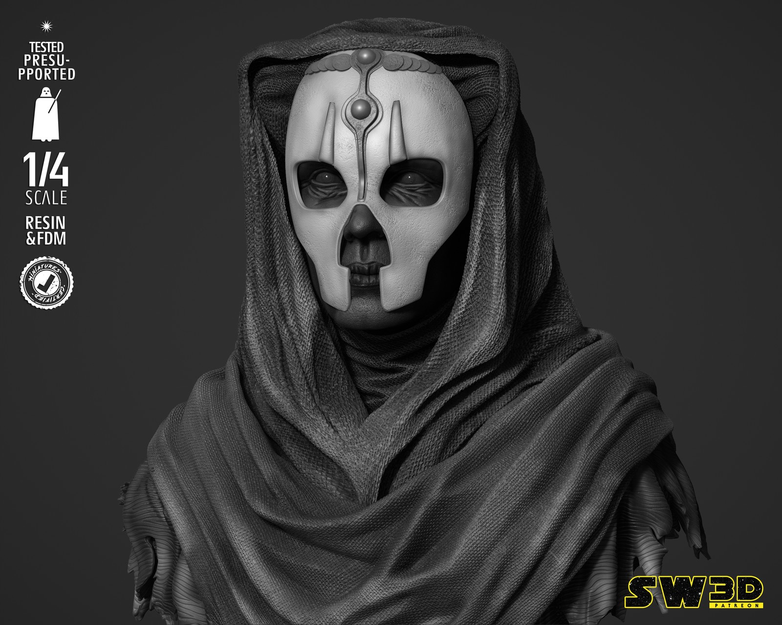 Darth Nihilus Portrait Bust - Image 3