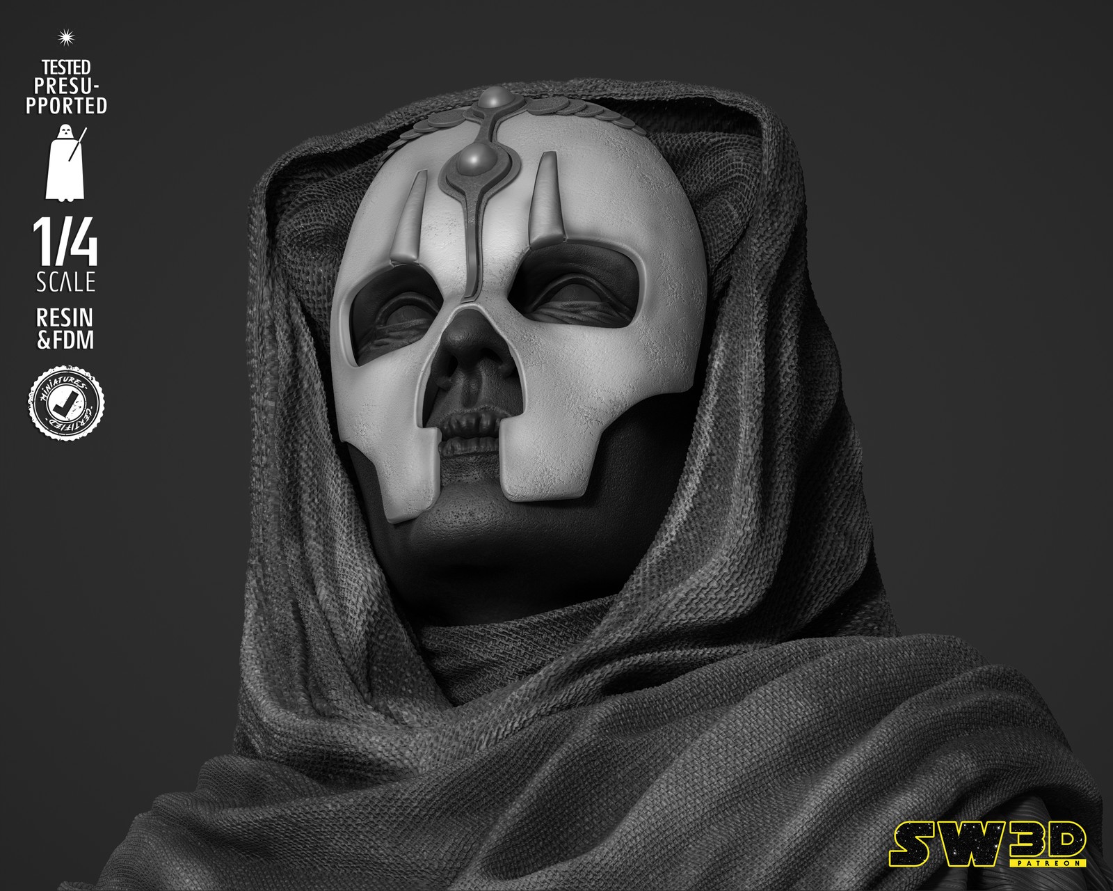 Darth Nihilus Portrait Bust - Image 4