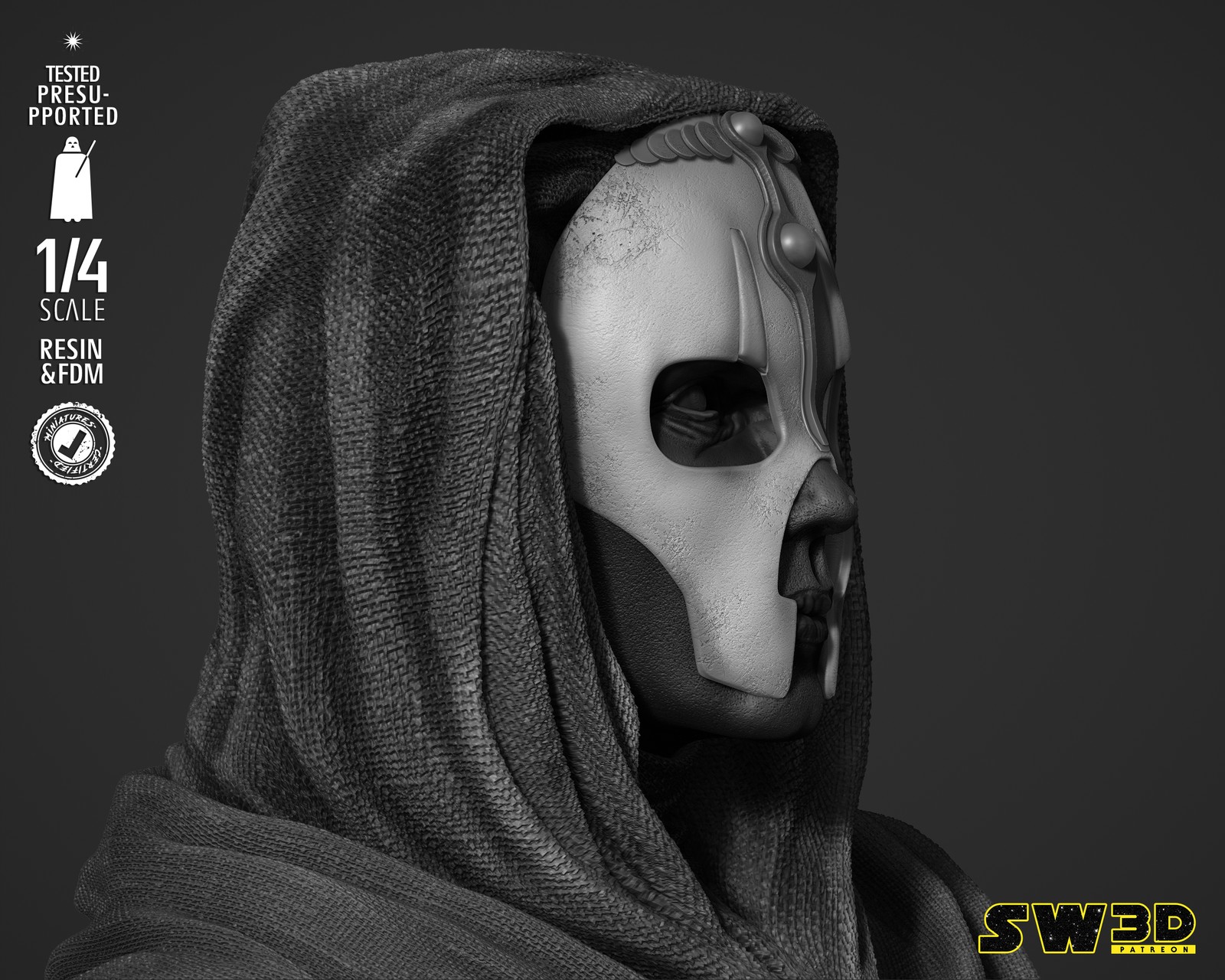 Darth Nihilus Portrait Bust - Image 5