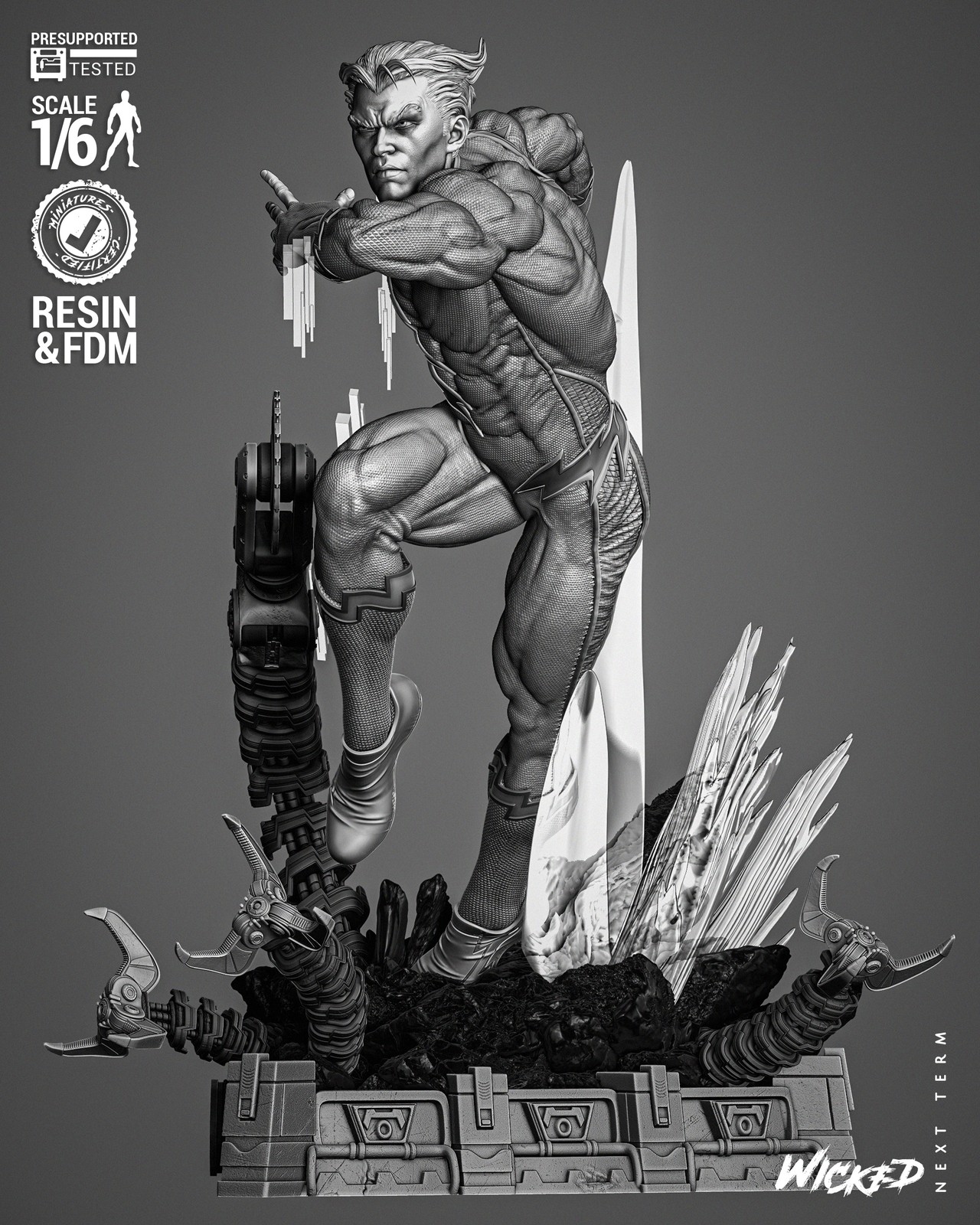 Quick Silver Sculpture - Image 2