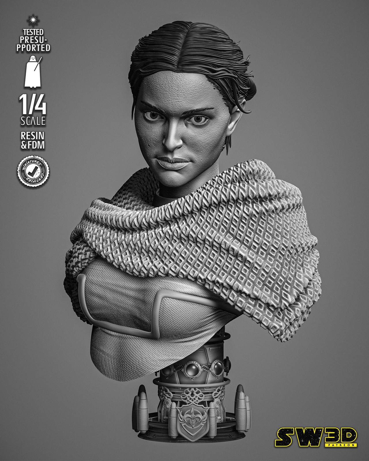 Padme Classic Portrait Bust