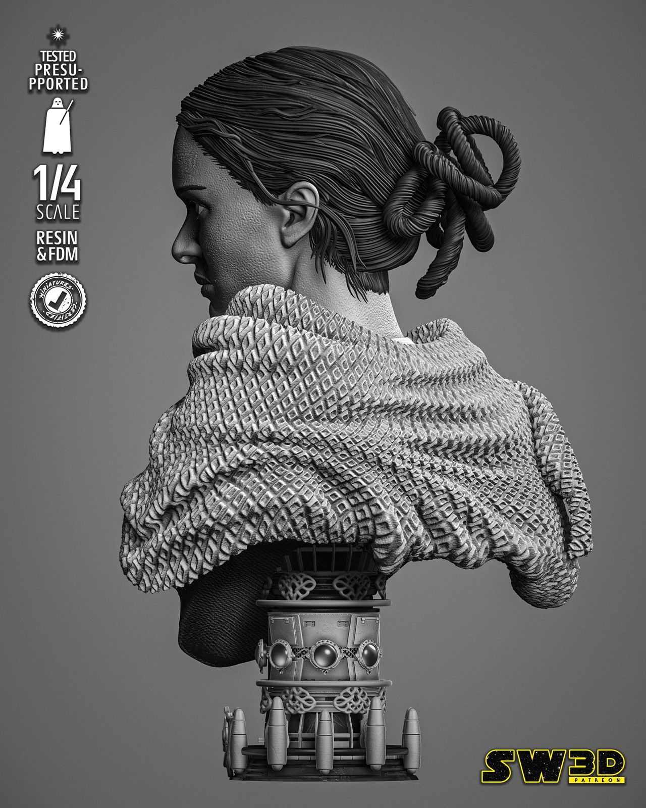 Padme Classic Portrait Bust - Image 3