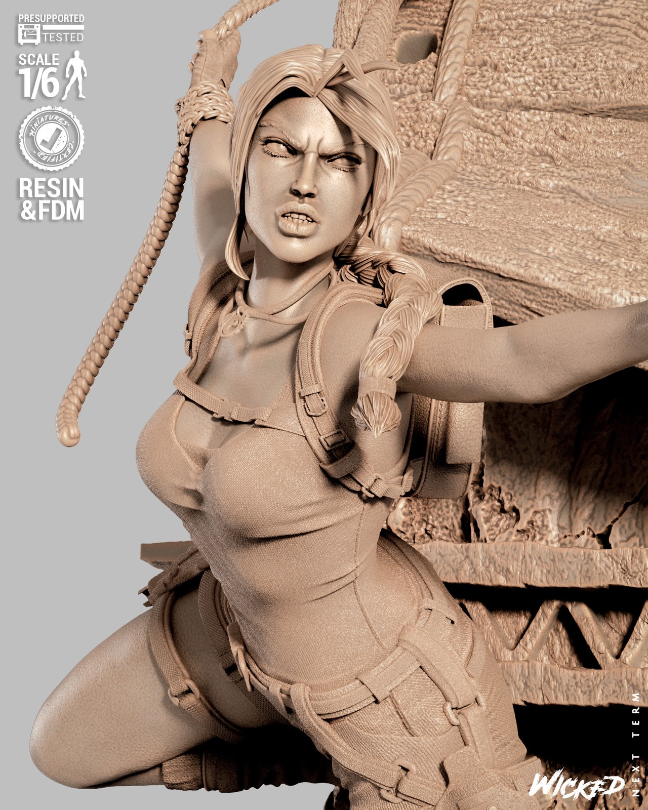 Lara Croft Sculpture - Image 2