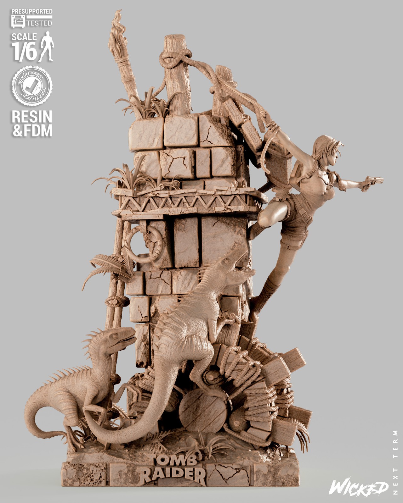 Lara Croft Sculpture - Image 3