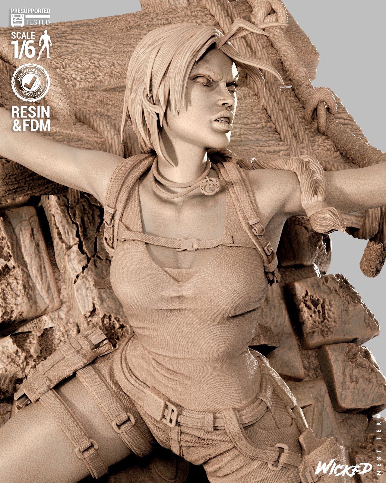 Lara Croft Sculpture - Image 5