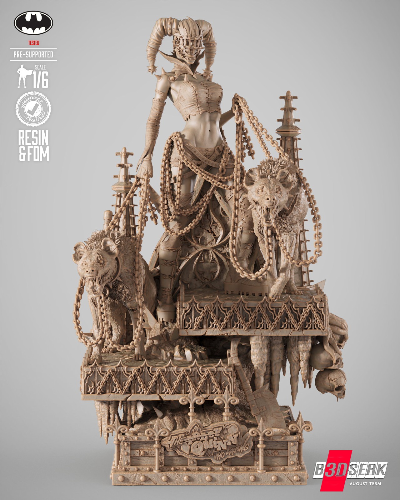 Harley Quinn Who Laughs Sculpture