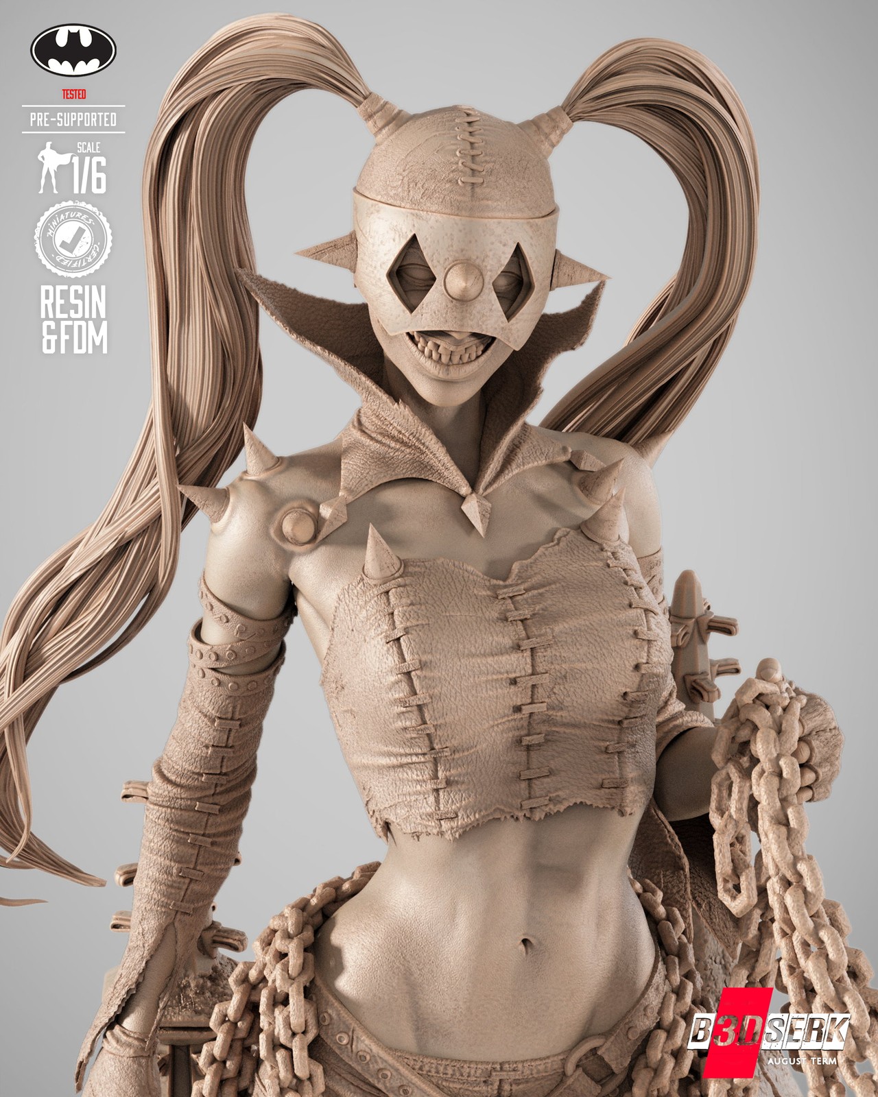 Harley Quinn Who Laughs Sculpture - Image 5