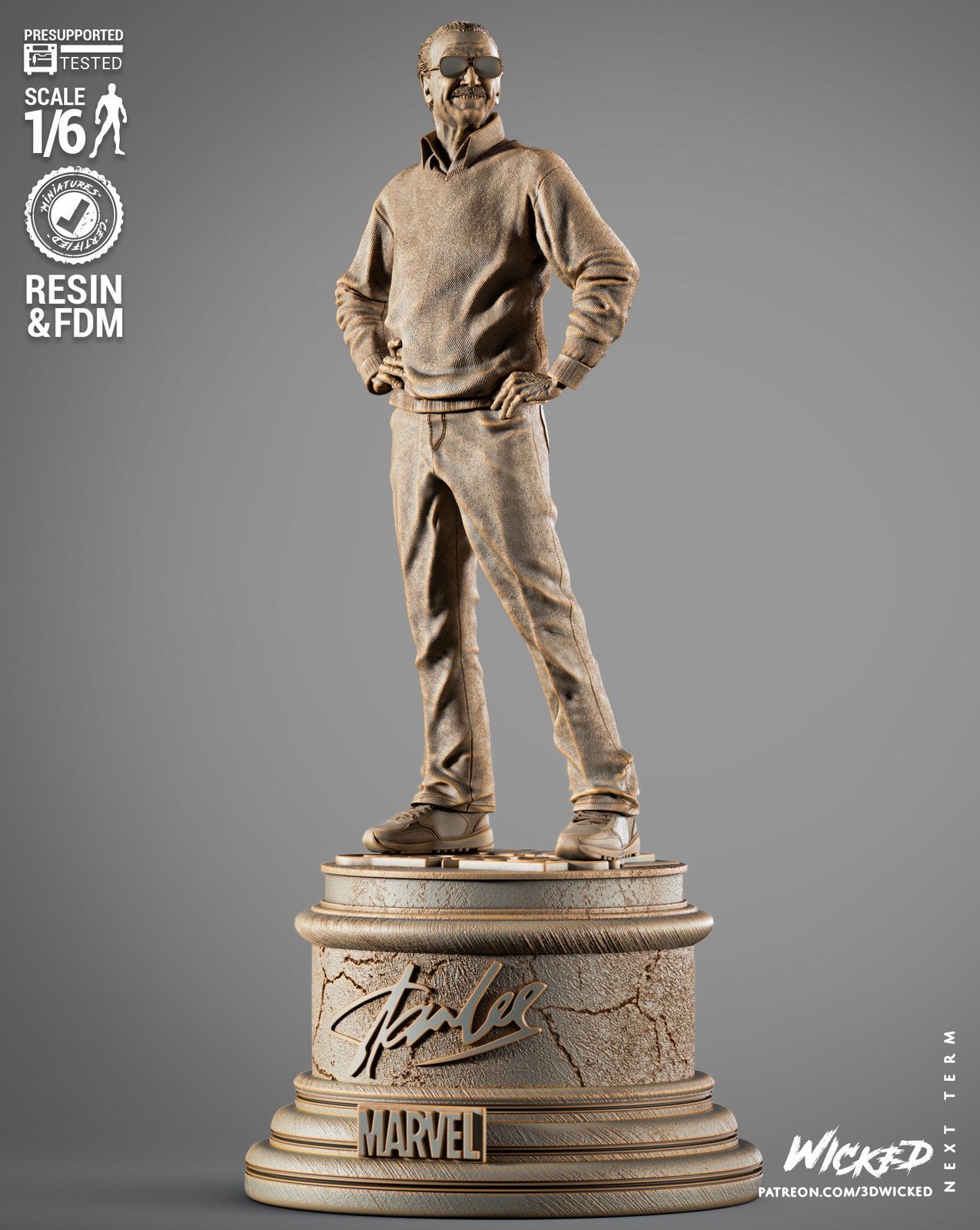 Stan Lee Sculpture - Image 2
