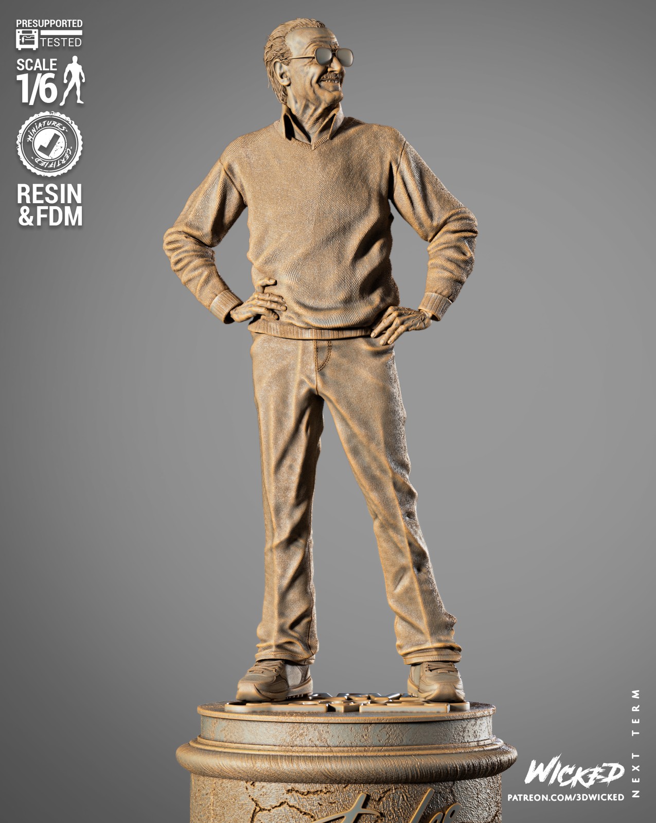 Stan Lee Sculpture - Image 4