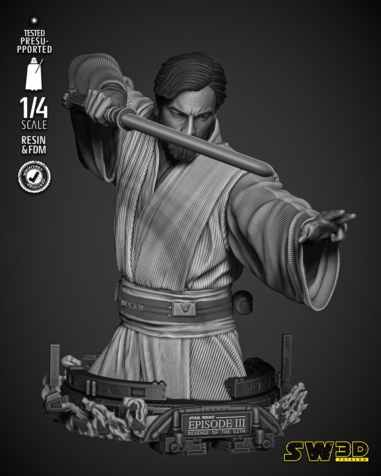 Obi-Wan Kenobi Bust - Image 2