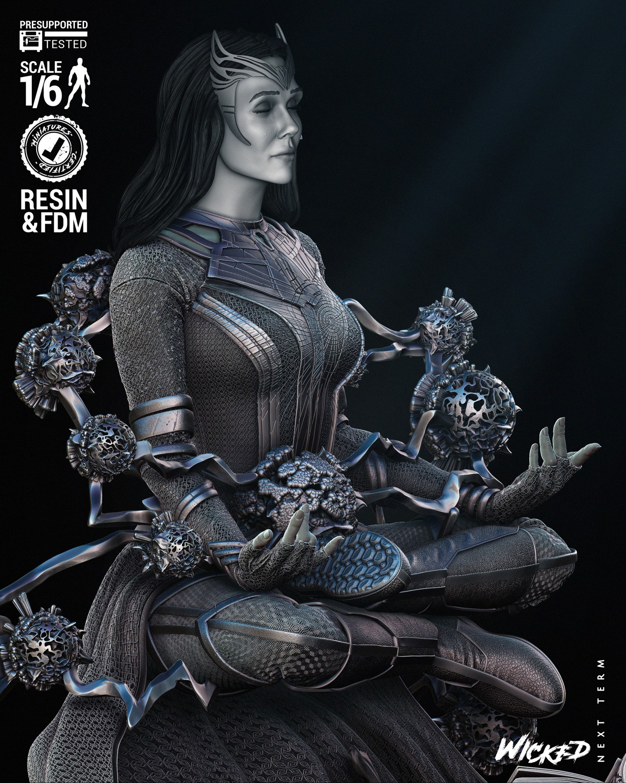 Scarlet Witch Second Sculpture - Image 3