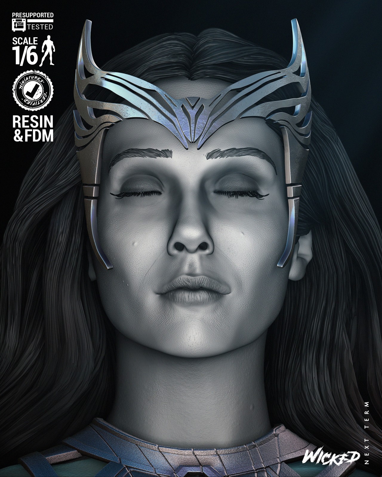 Scarlet Witch Second Sculpture - Image 4