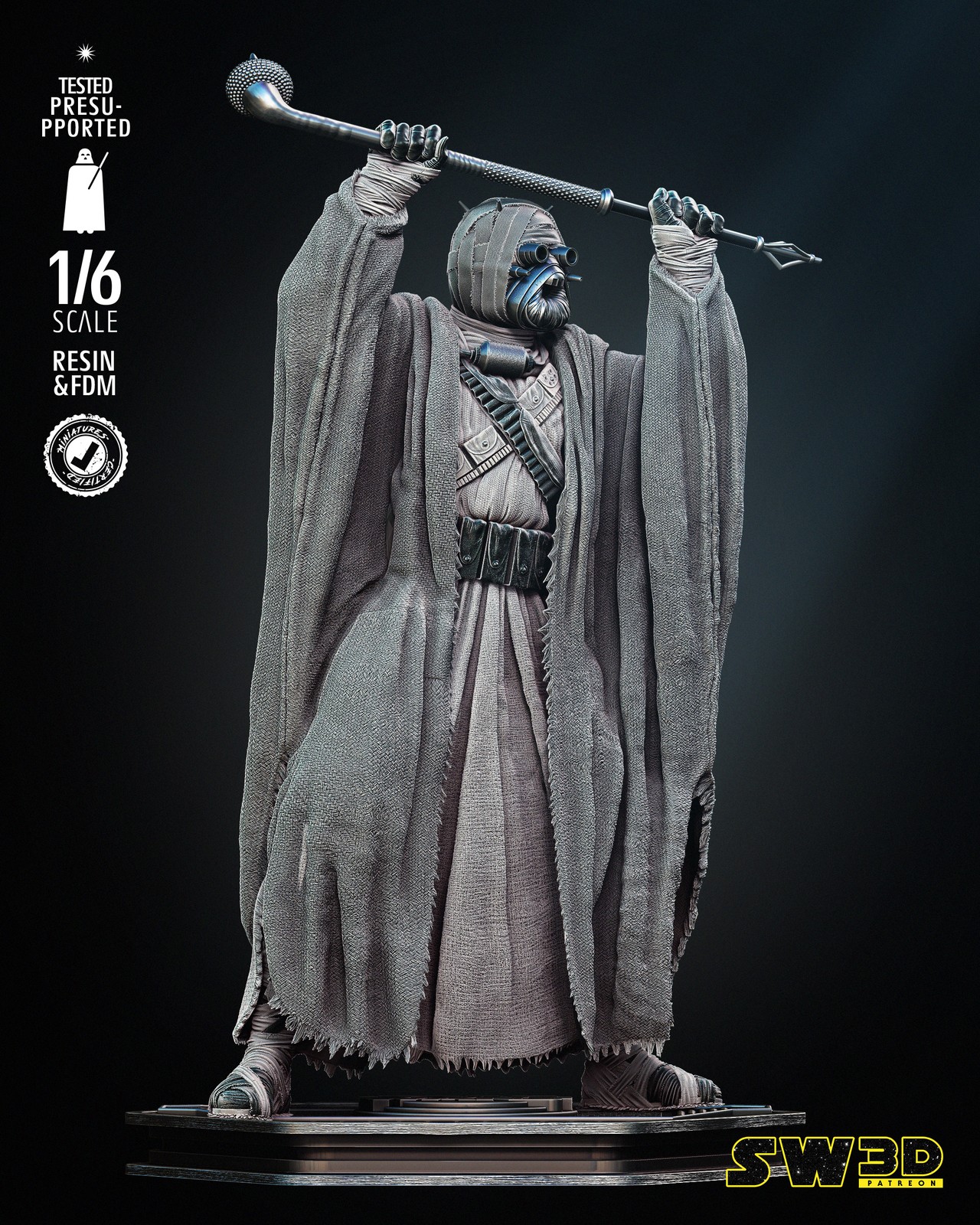 Droid Tusken Sculpture