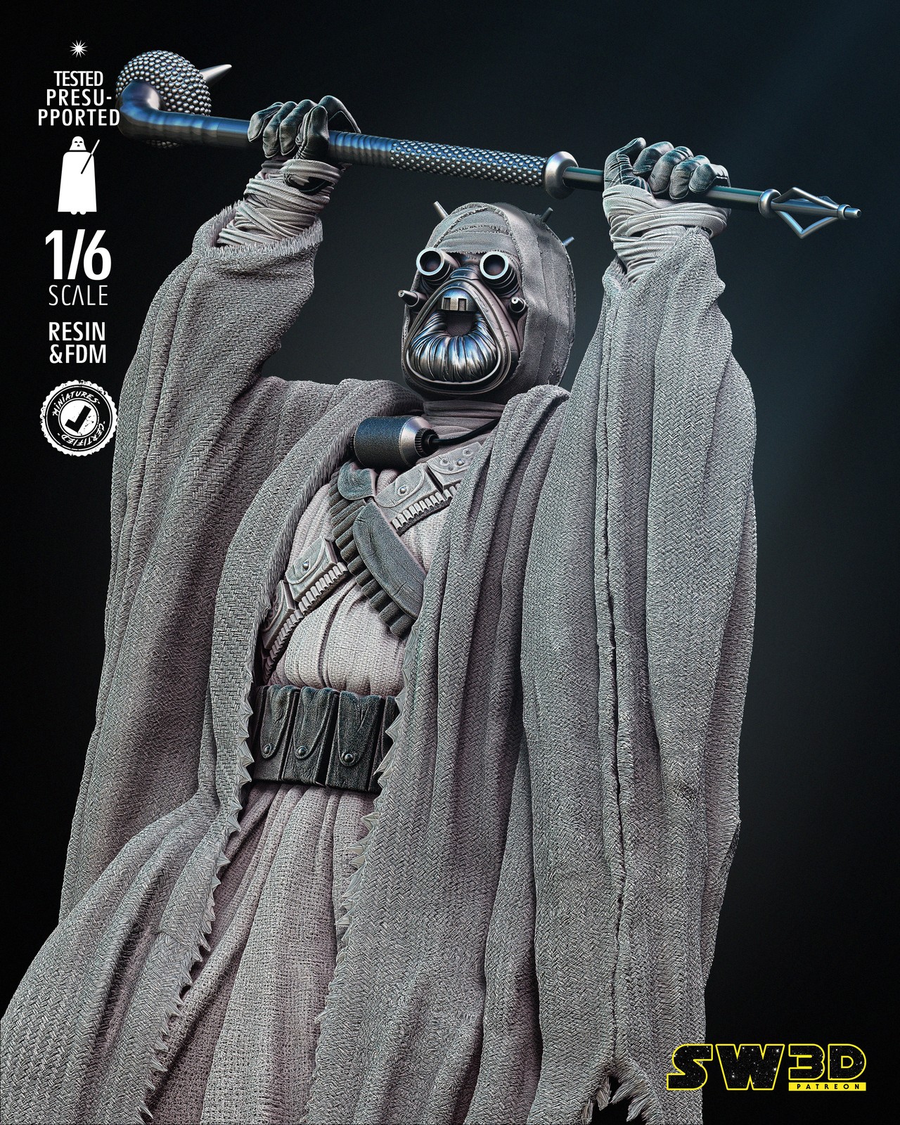Droid Tusken Sculpture - Image 5