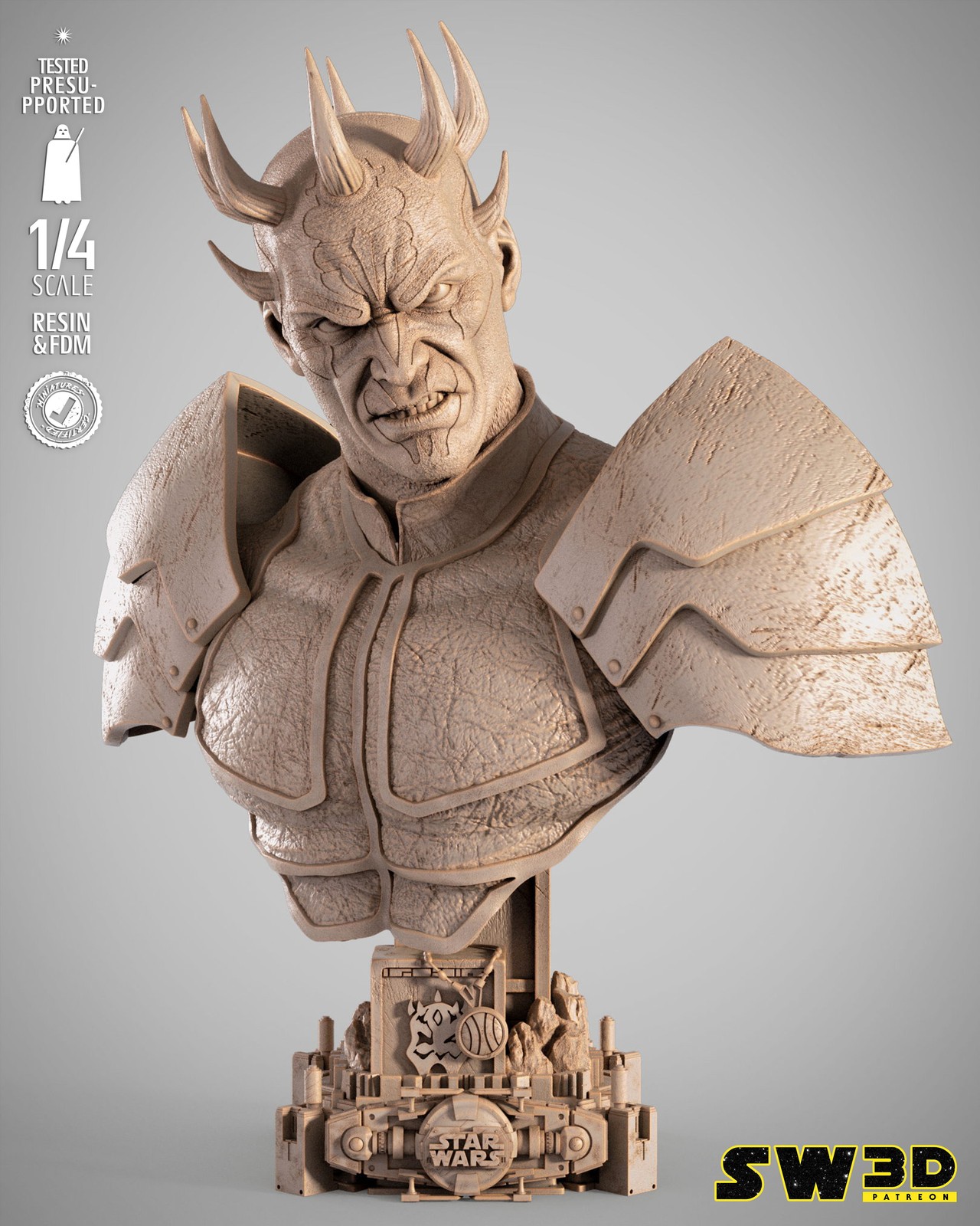 Savage Opress Portrait Bust