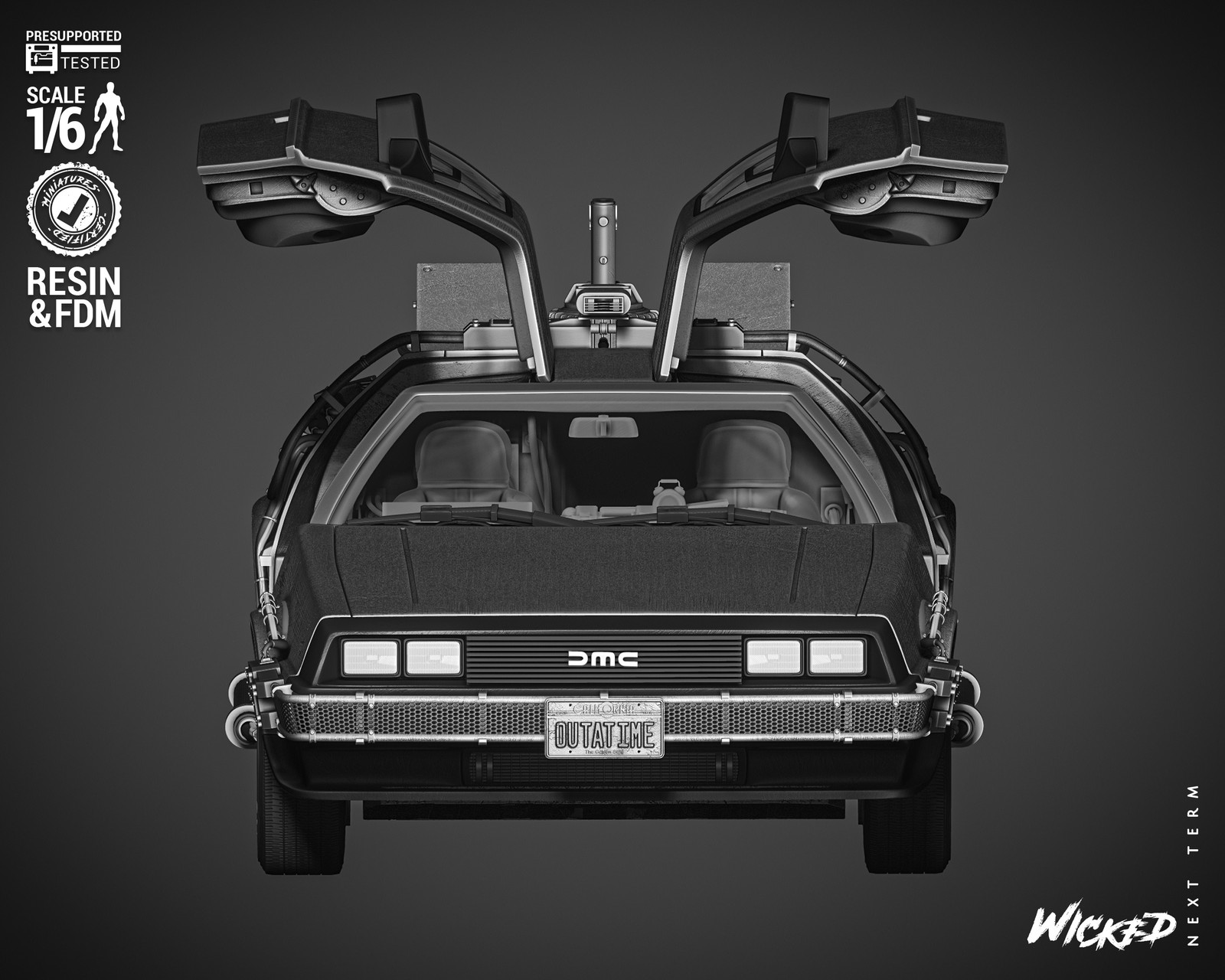 DeLorean Sculpture