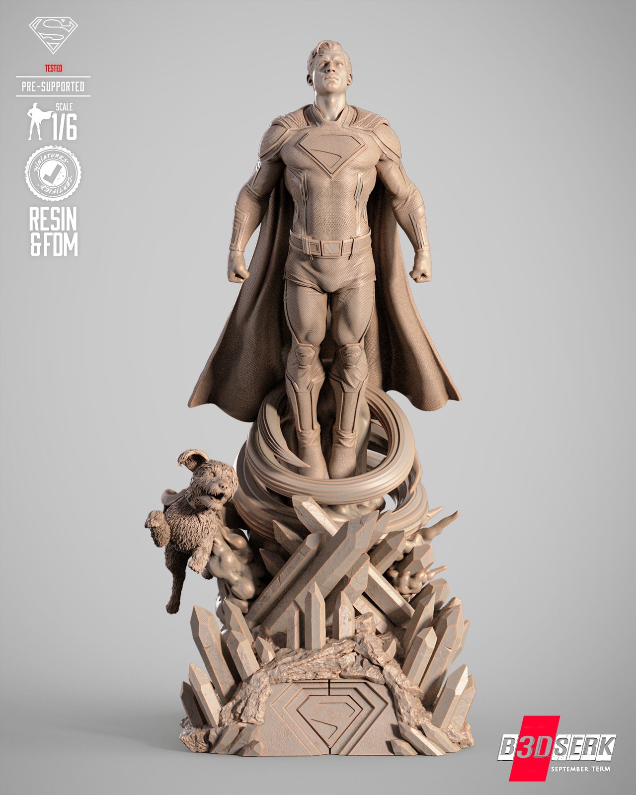 Superman James Gunn Sculpture