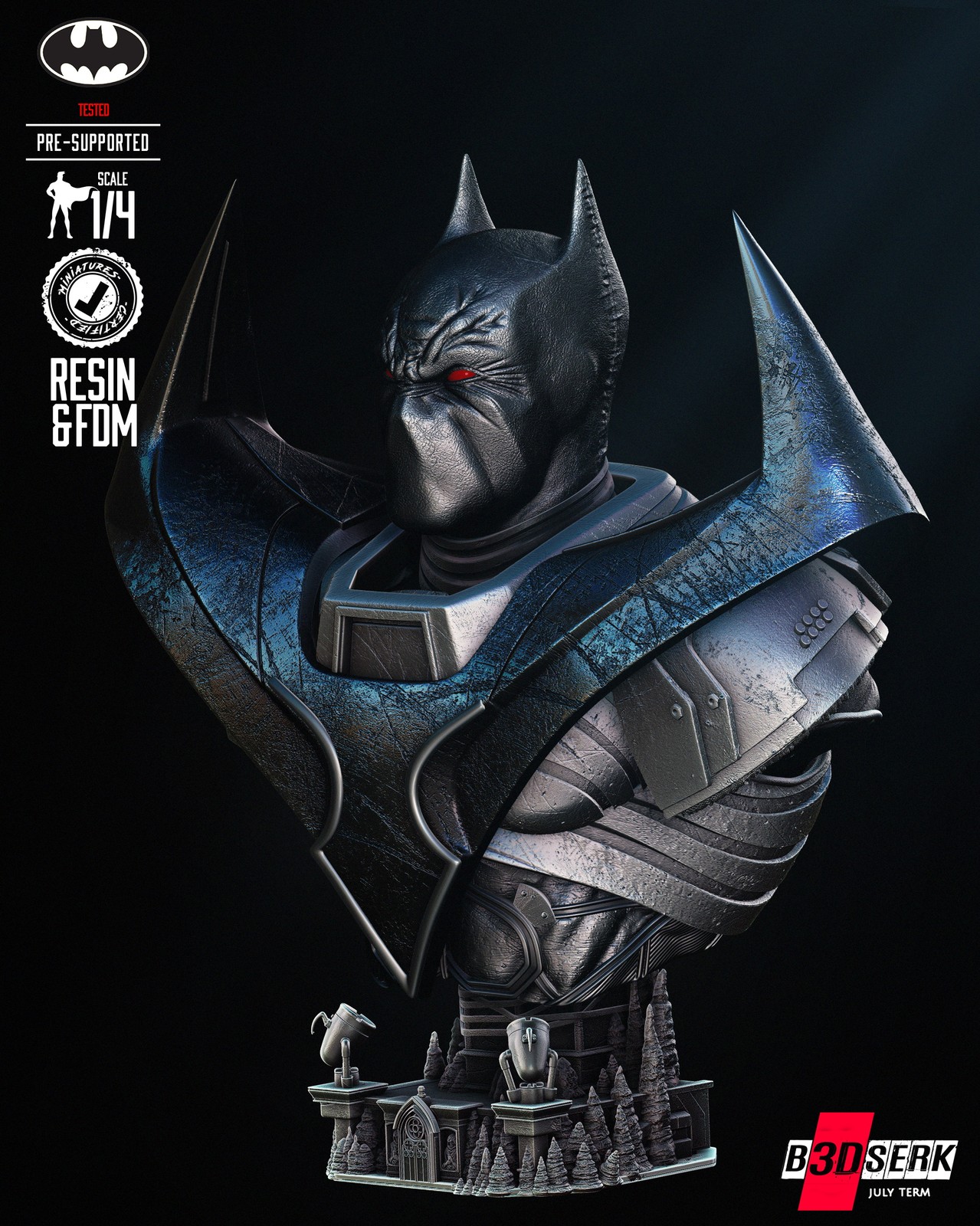 Batman Knightfall Bust Portrait - Image 3