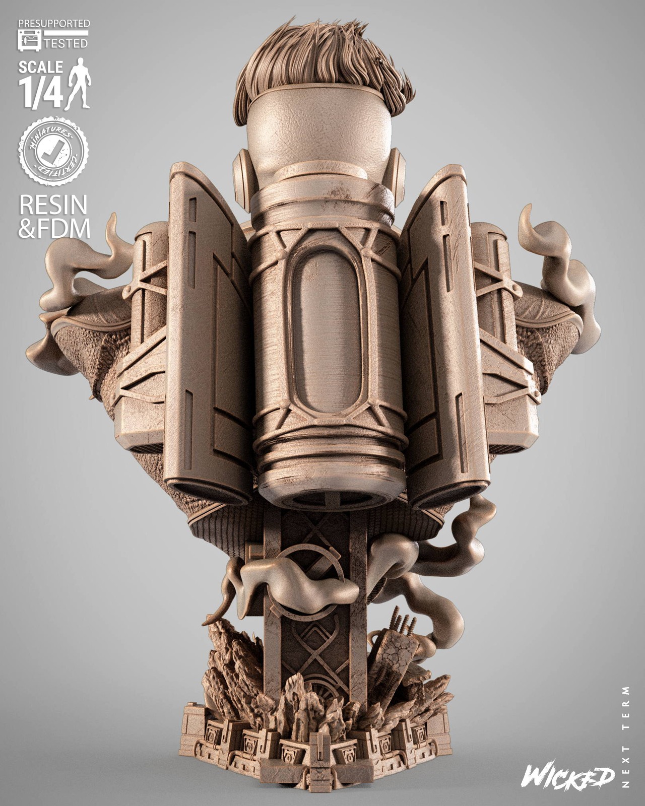 Pyro Portrait Bust - Image 2