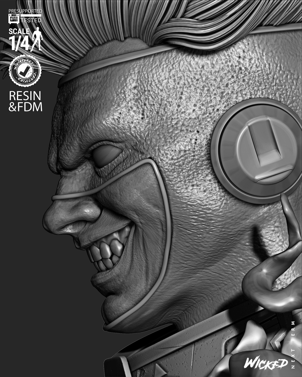 Pyro Portrait Bust - Image 5