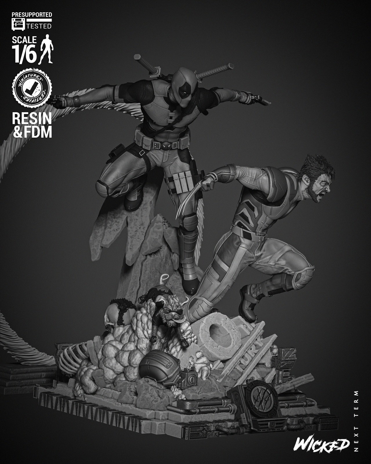 Deadpool and Wolverine Diorama - Image 2