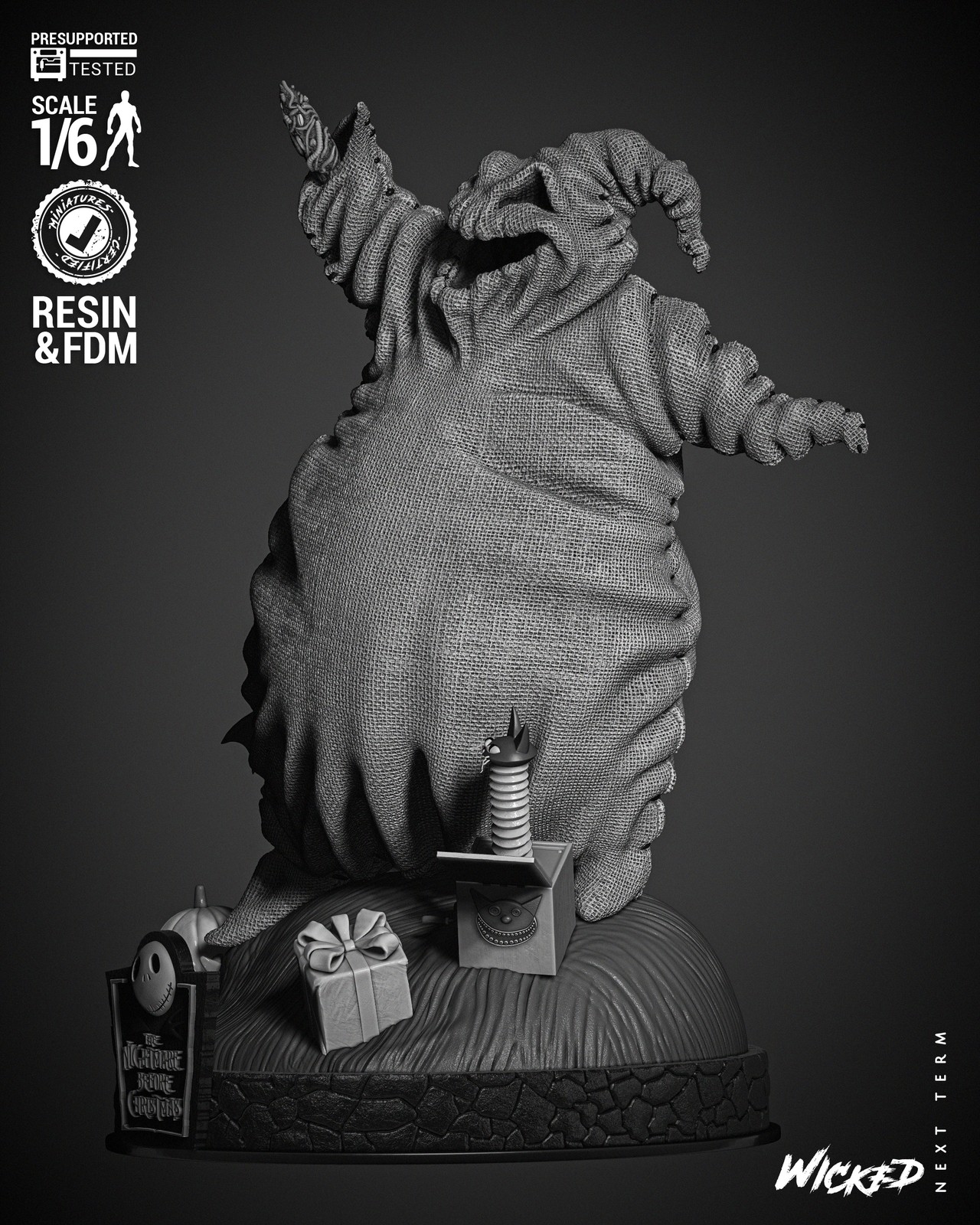 Oogie Boogie Sculpture - Image 2