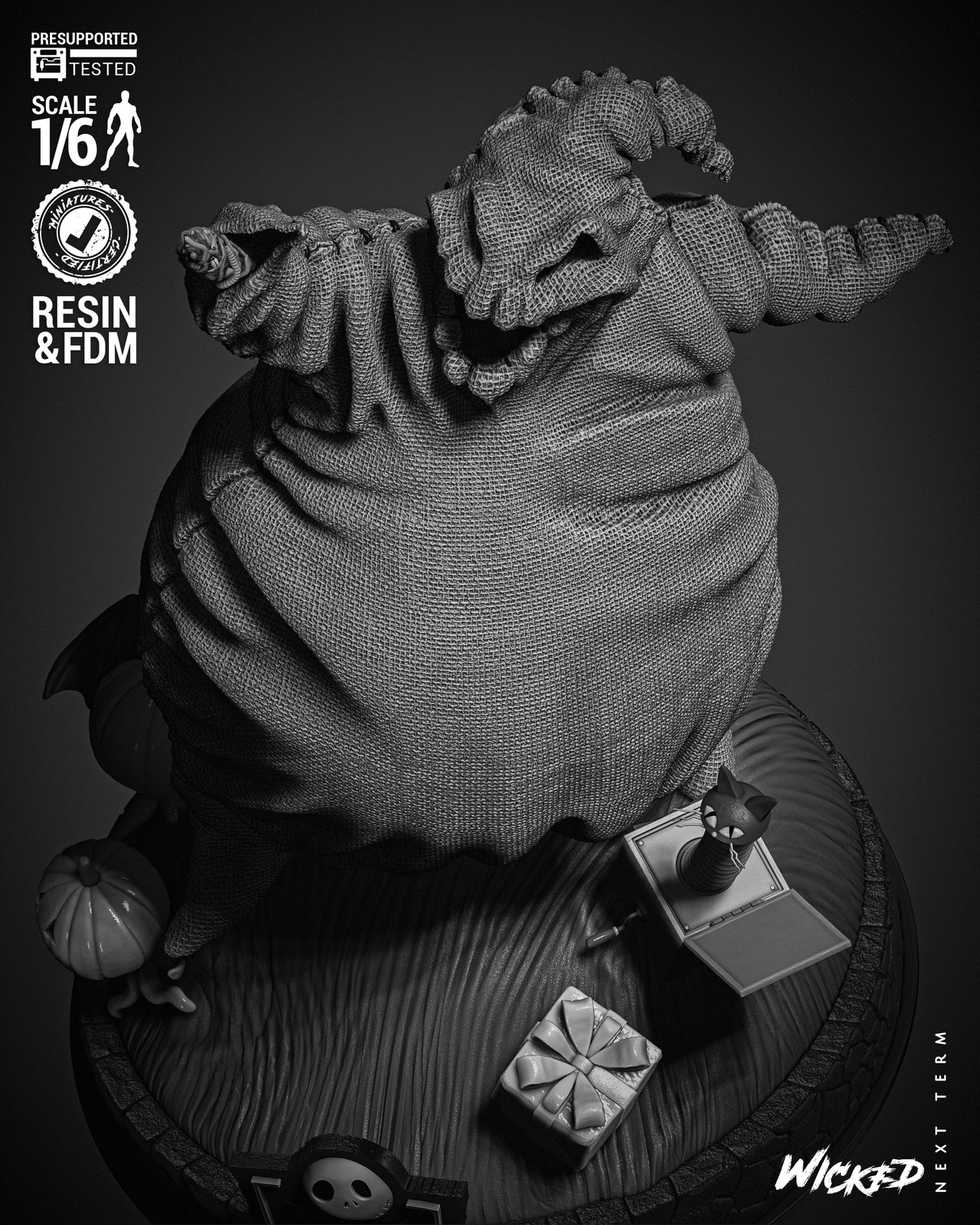 Oogie Boogie Sculpture - Image 5
