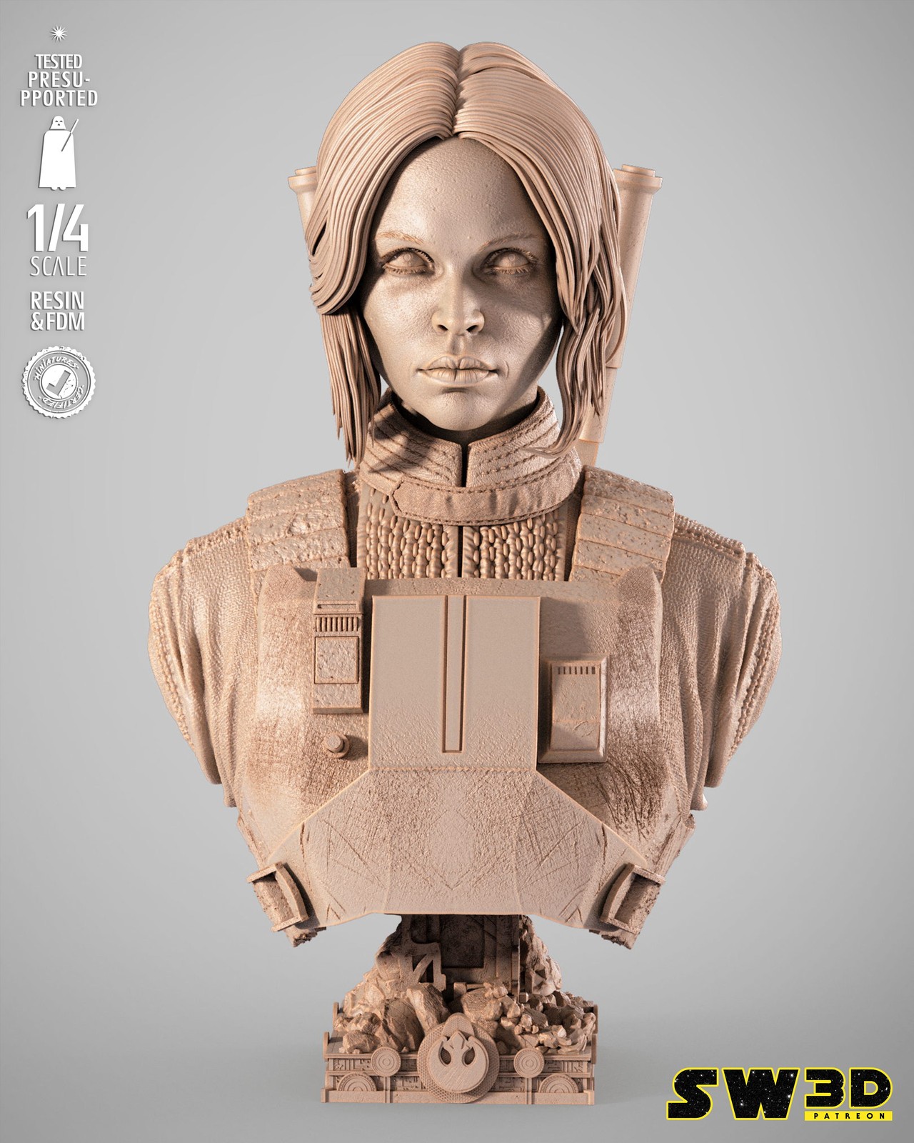 Jyn Erso Portrait Bust