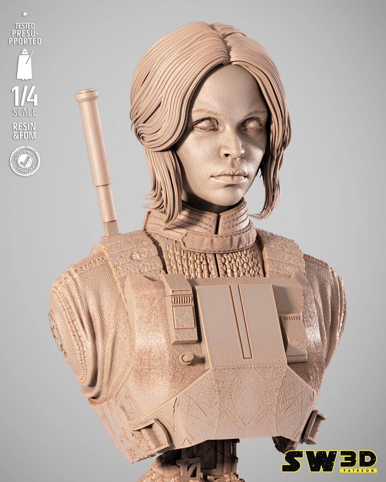 Jyn Erso Portrait Bust - Image 2