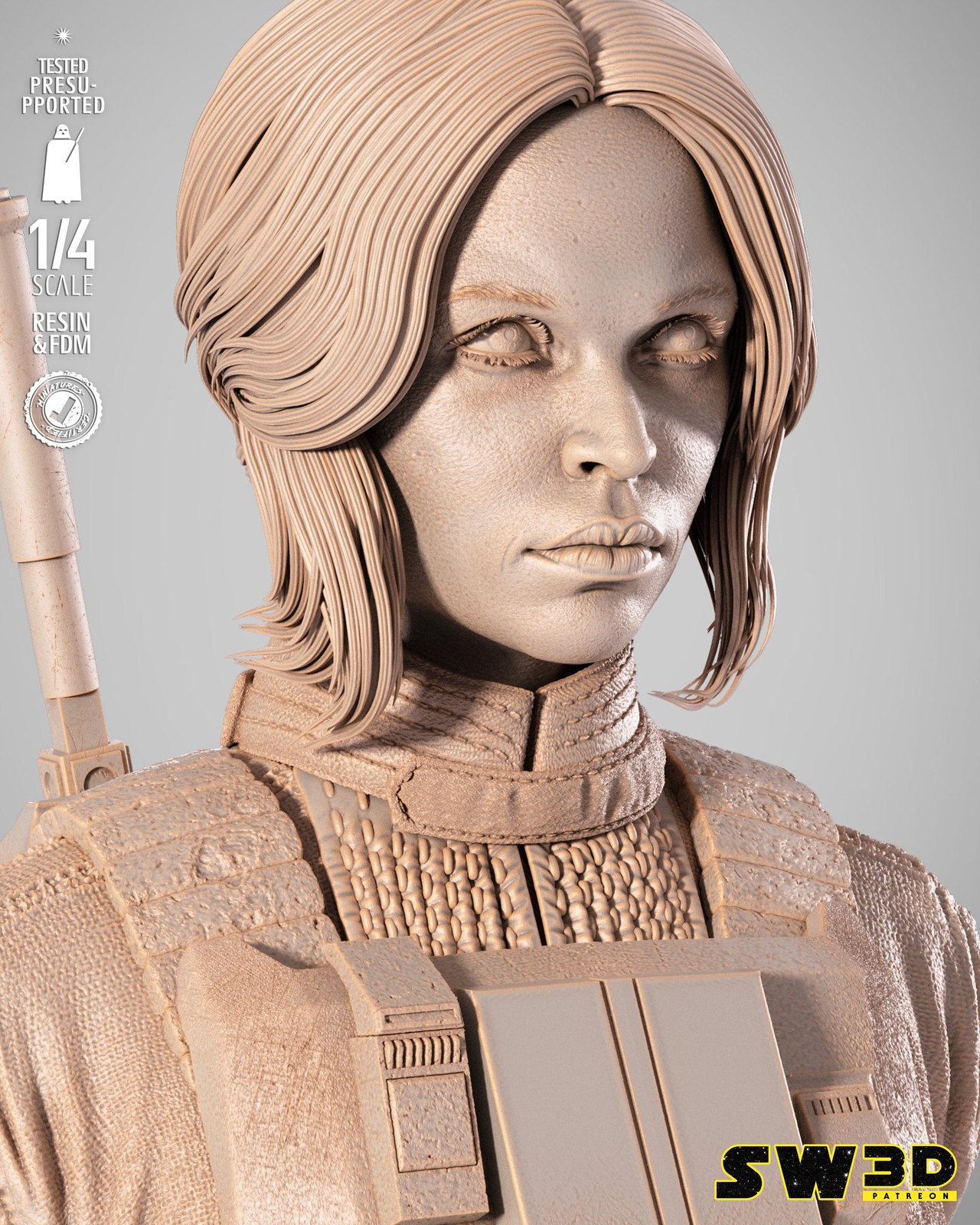 Jyn Erso Portrait Bust - Image 3