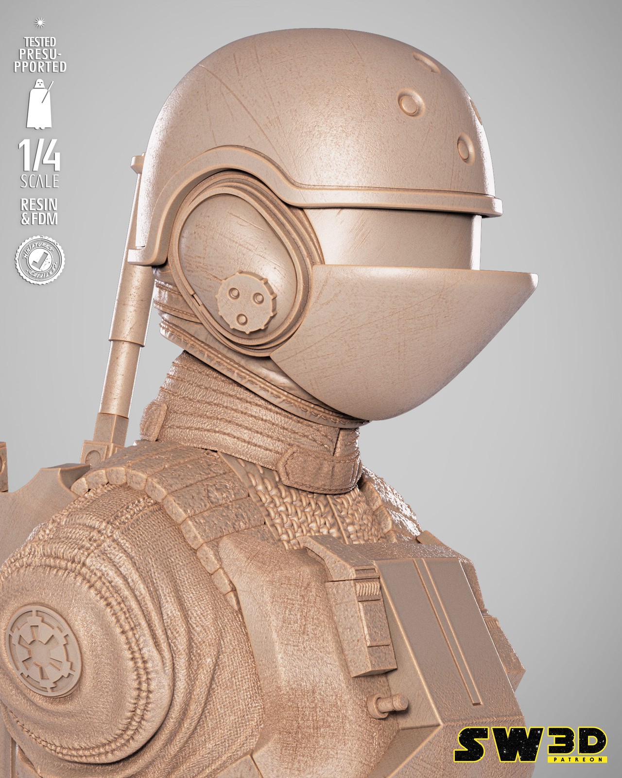 Jyn Erso Portrait Bust - Image 4