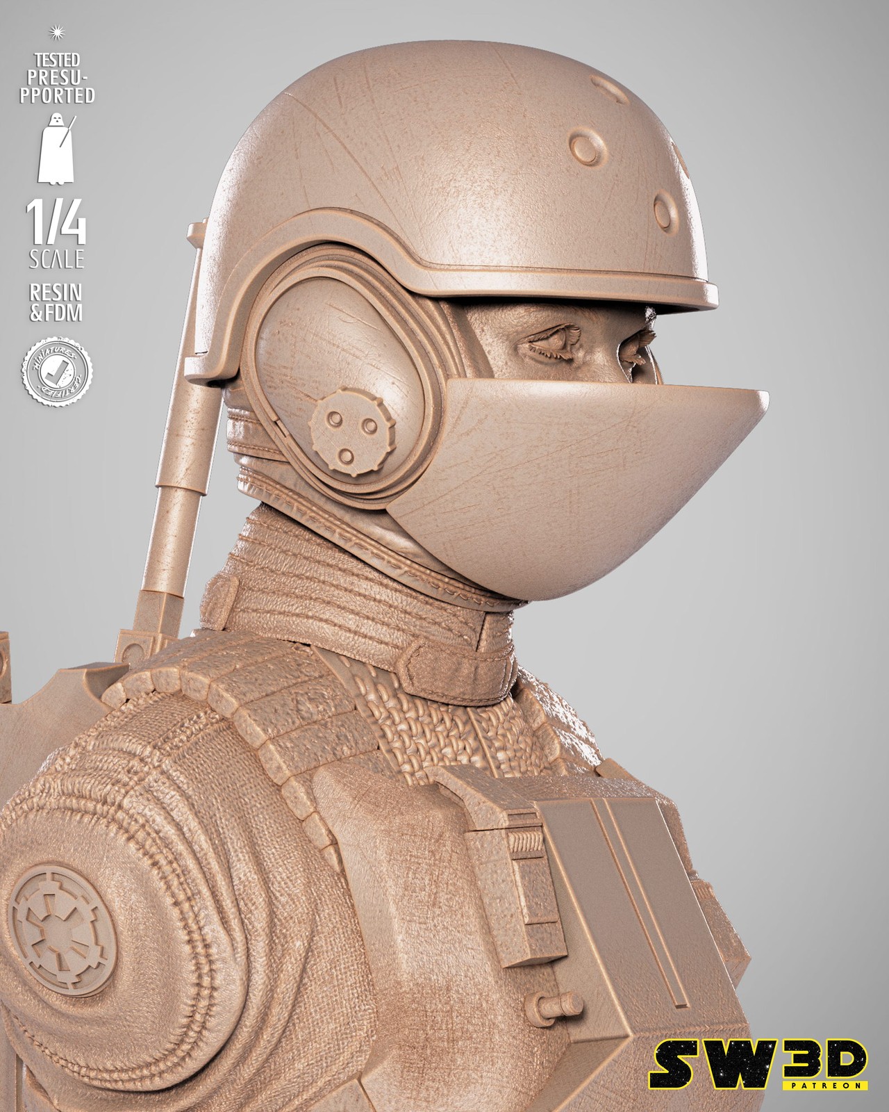 Jyn Erso Portrait Bust - Image 5