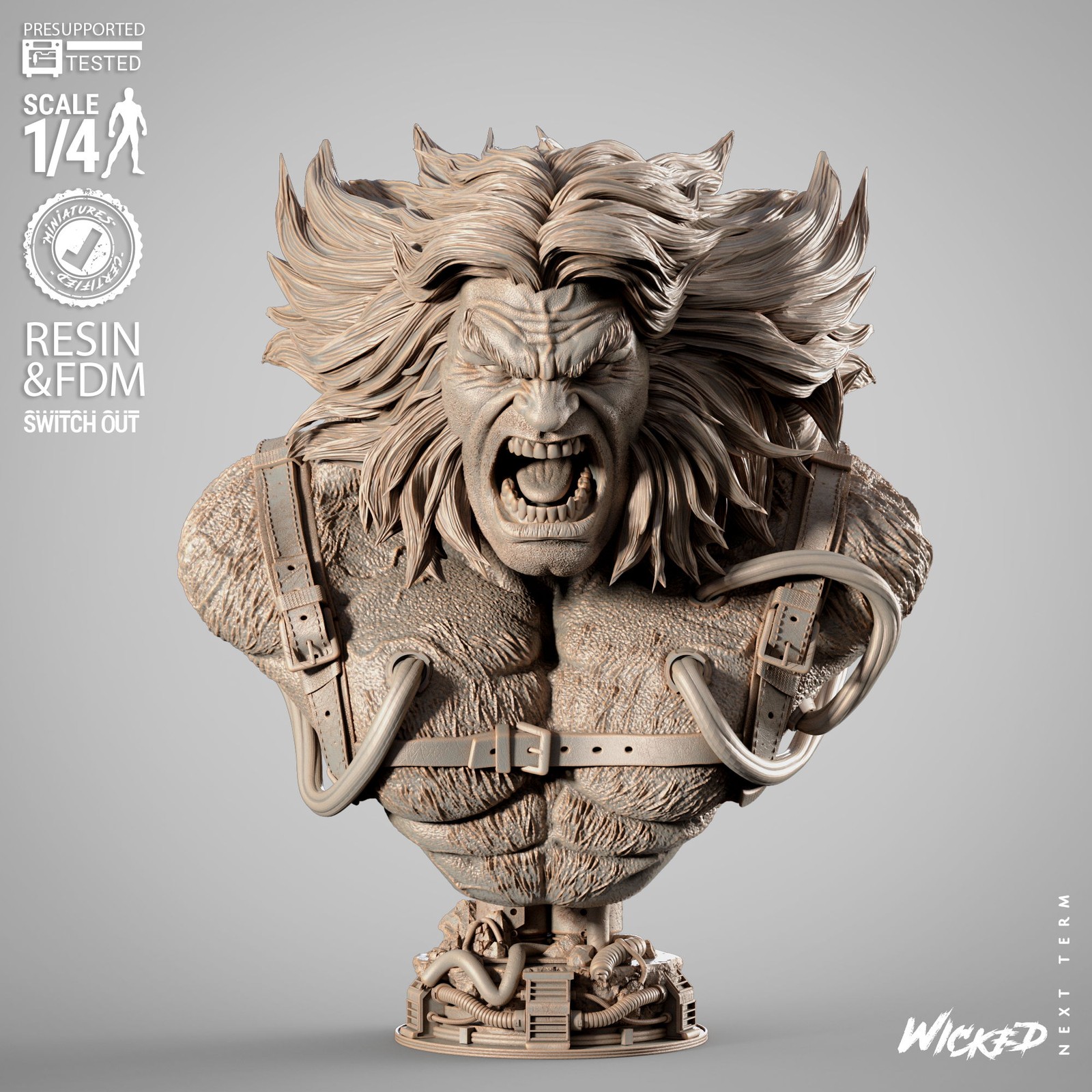 Weapon X 2025 Portrait Bust - Image 2