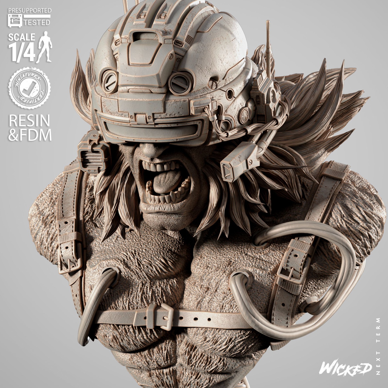 Weapon X 2025 Portrait Bust - Image 3