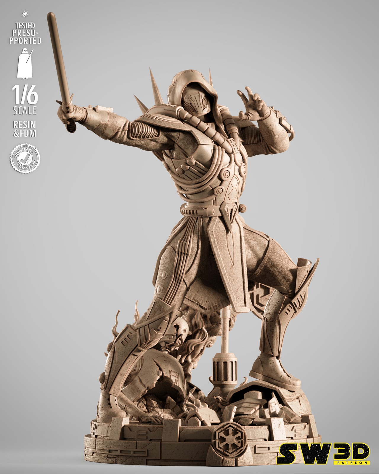 Darth Marr Sculpture