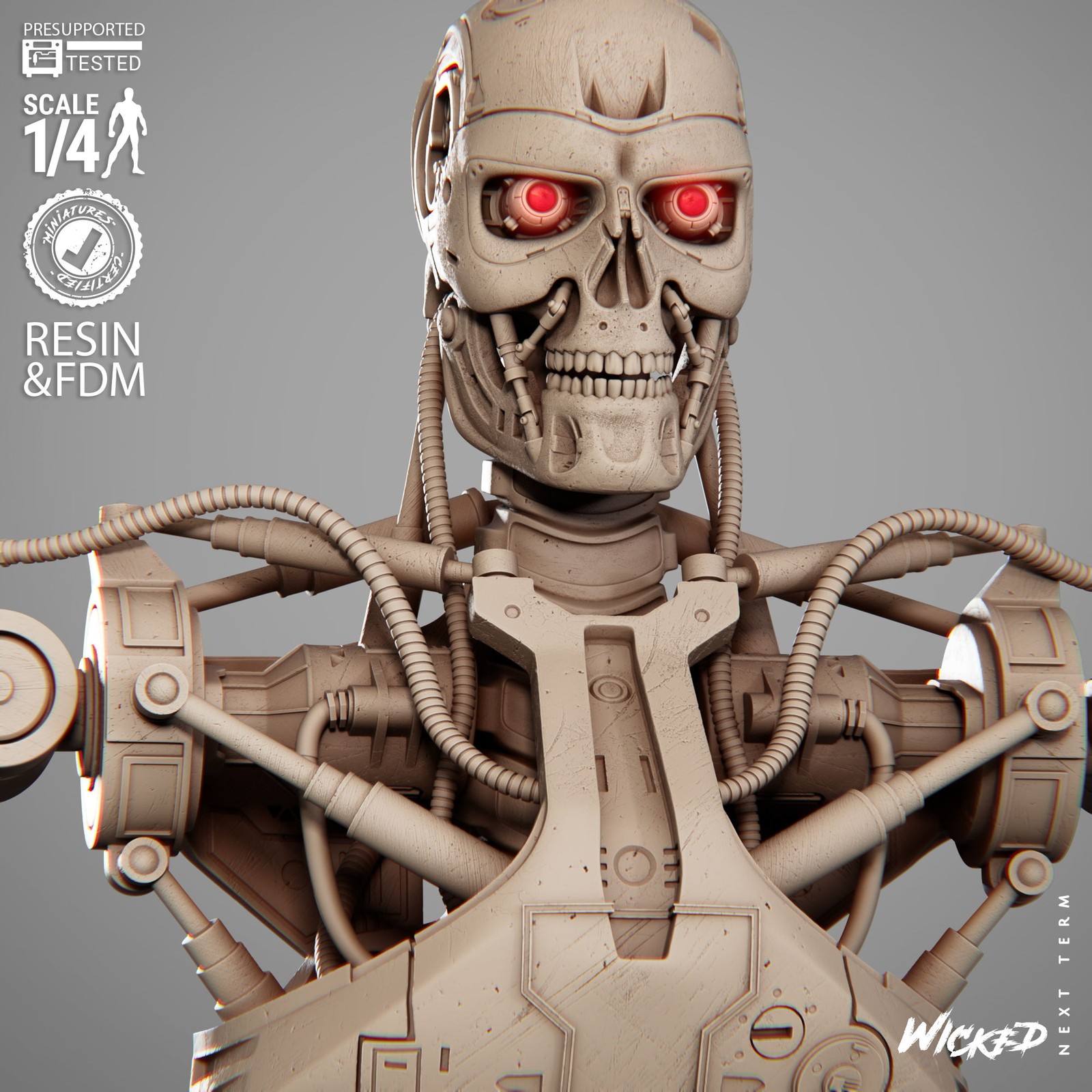 T800 Portrait Bust - Image 5