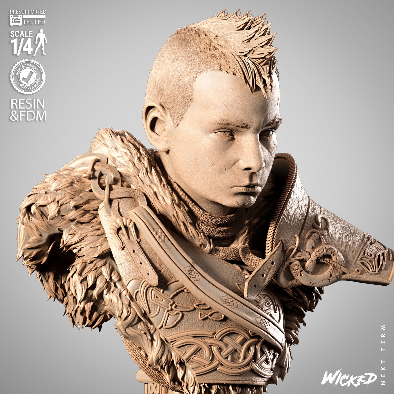 Atreus Portrait Bust - Image 5