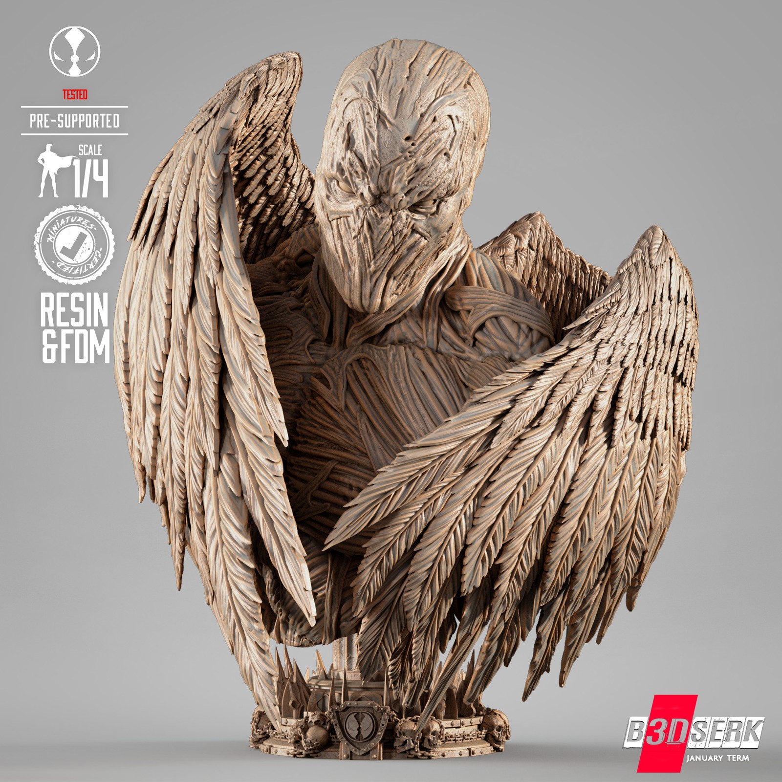 Angel Spawn Portrait Bust