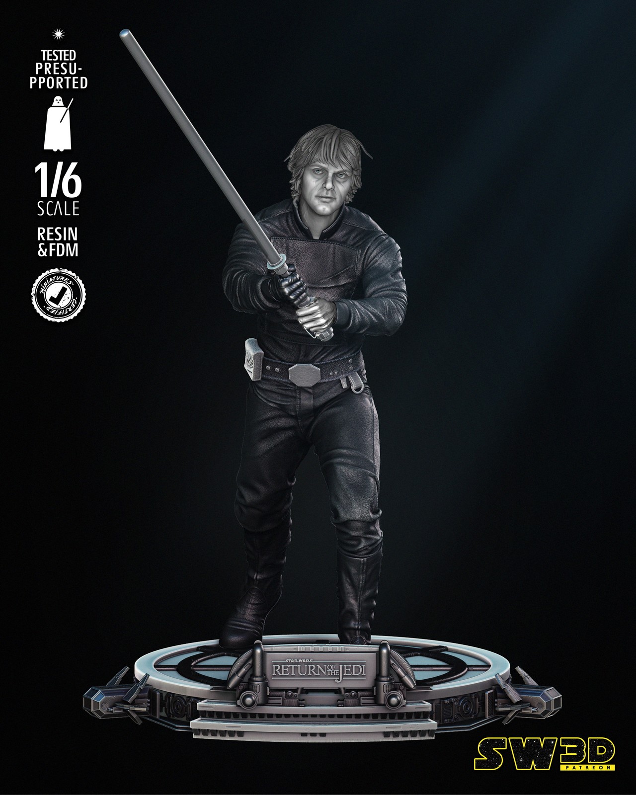 Luke Skywalker Sculpture