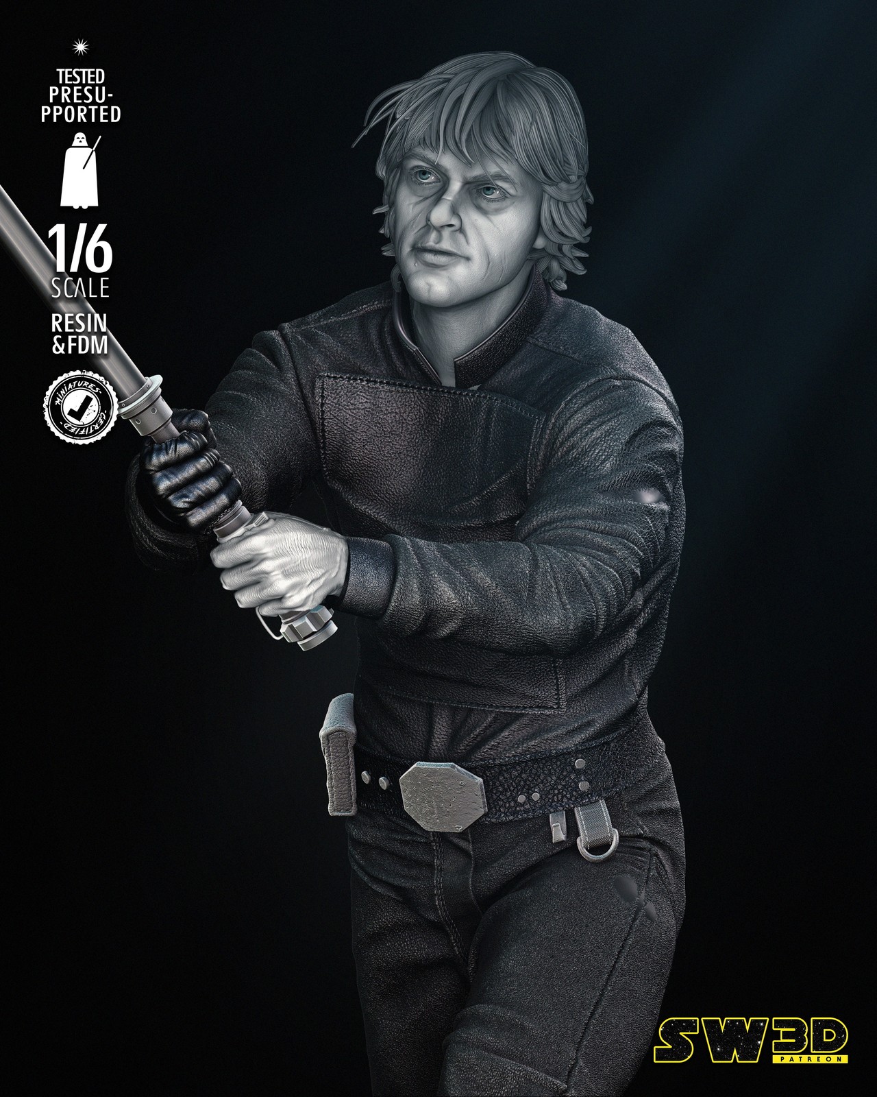 Luke Skywalker Sculpture - Image 4